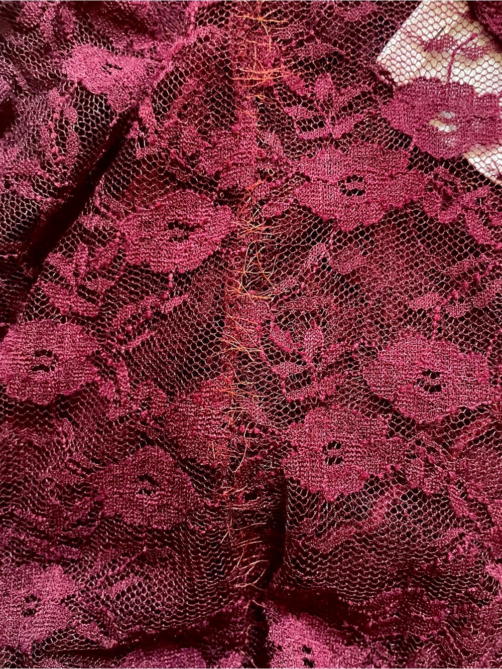 FP Intimately ‘French Courtship’ Asymmetrical Maxi Slip Dress in Red Vintage XS - Picture 13 of 13